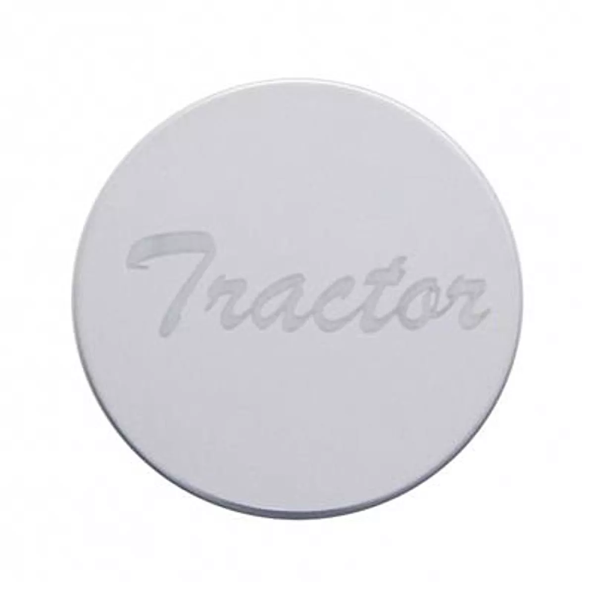 United Pacific “Tractor” Stainless Wood Air Valve – Cursive Script (Plaque Only)