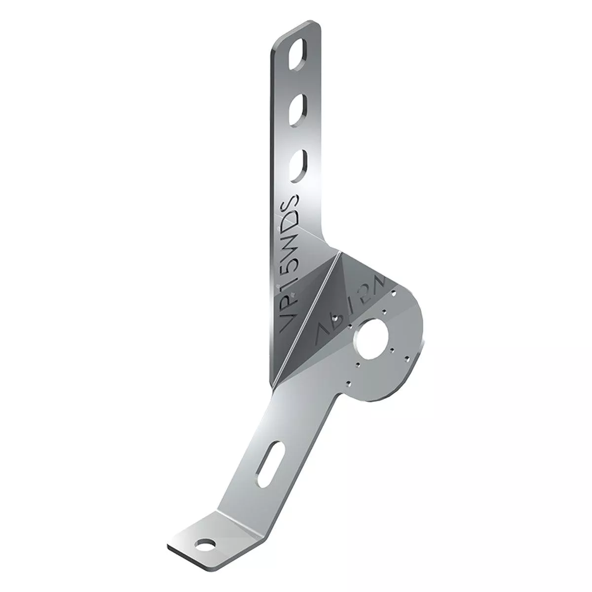 Valley Chrome – 16″-20″ Peterbilt 379/388/389 Watermelon Light Hole Bumper Support Bracket