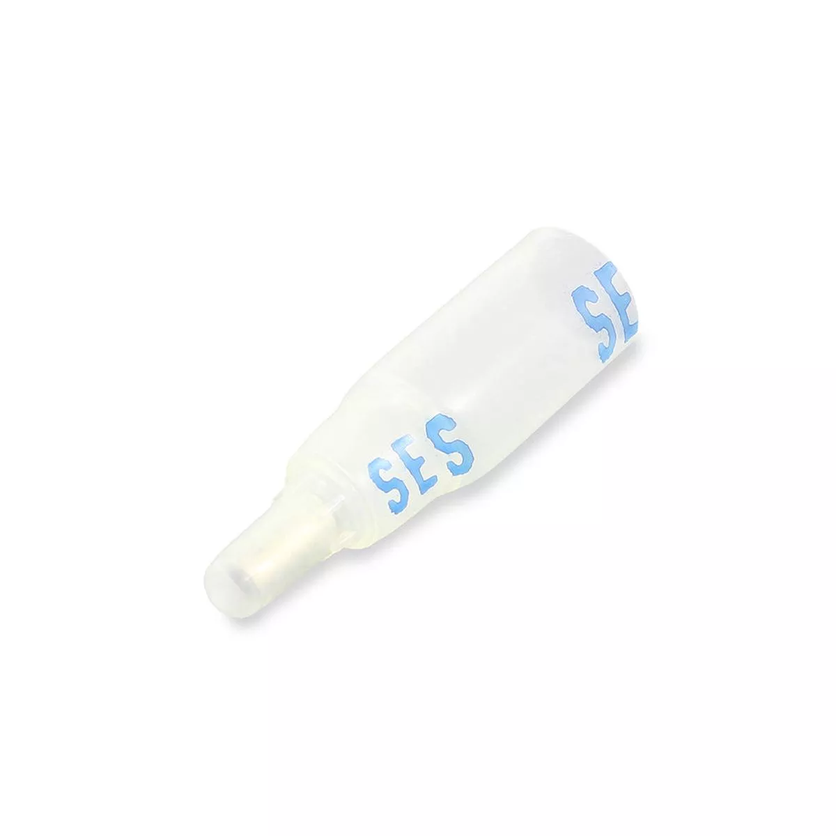 Waytek Heat Shrink Closed End Connector (Clear Blue Dashes, sealed, 22-14 GA)