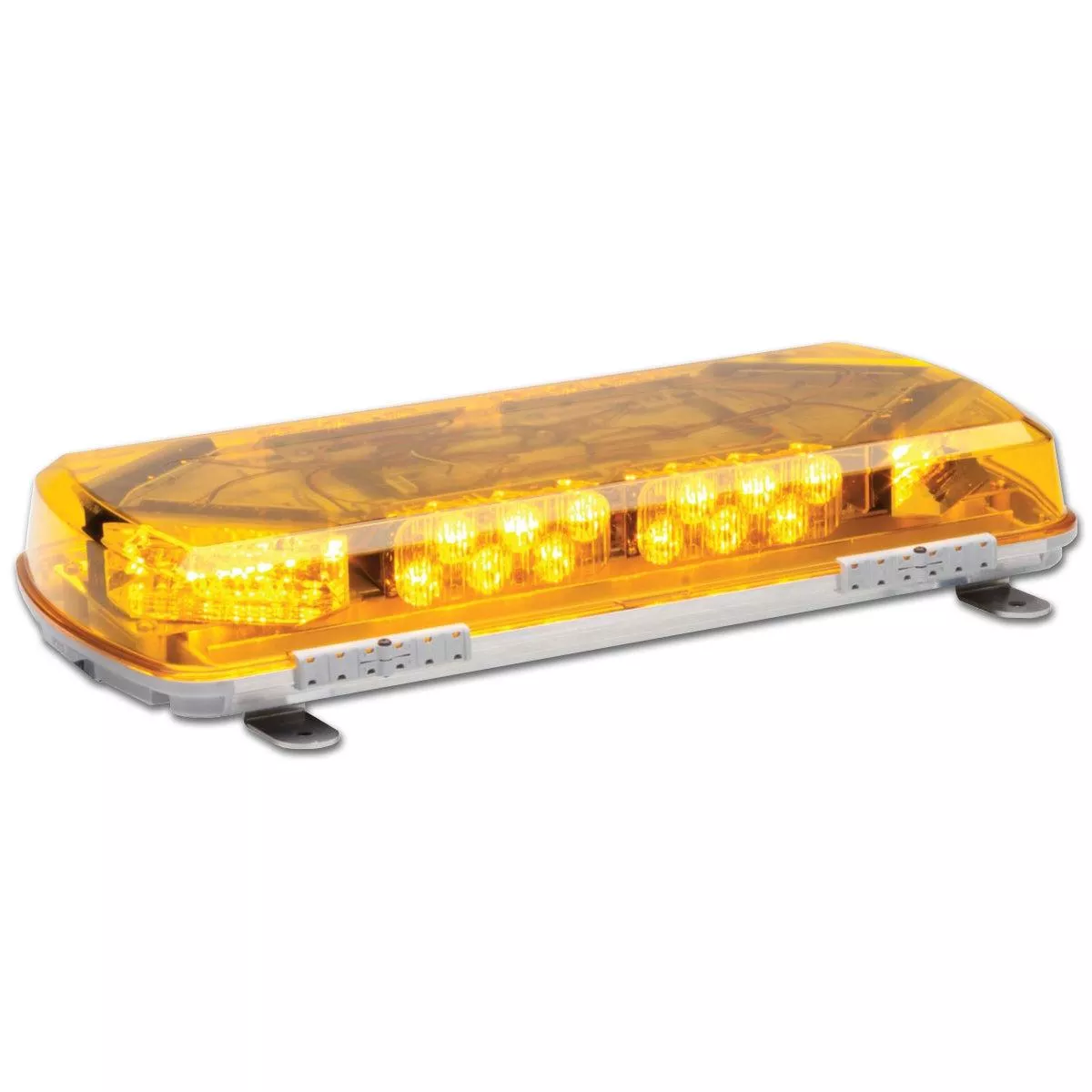 Whelen – Mini-Century 11″, 16″ or 23″ Light Bar – Permanent, Stud or Magnetic Mount (Amber)