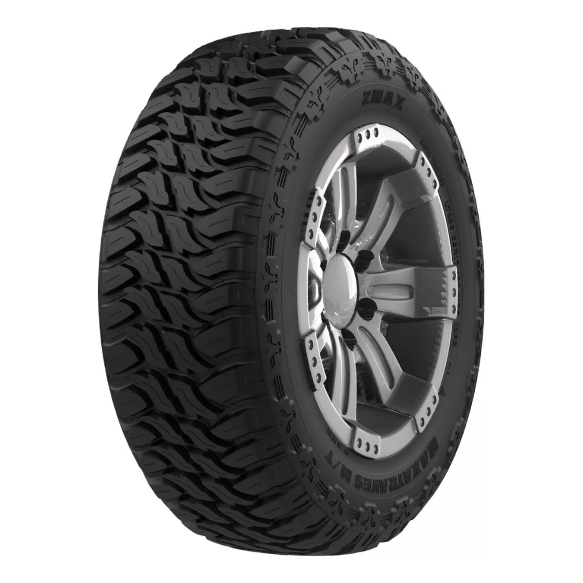 ZMax Tires Maxatraves M/T 33X12.50R18LT 10 PLY W 118Q Mud Terrain Tires