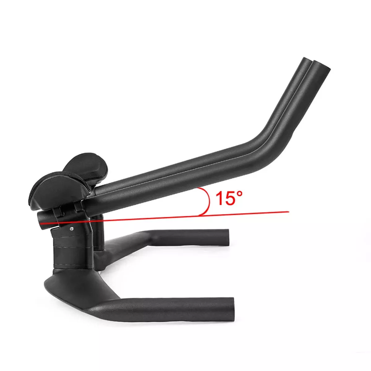 ZNIINO HB095 Aero TT Bar Carbon Fiber, 15-Degree Time Trial Handlebar for Road Bikes