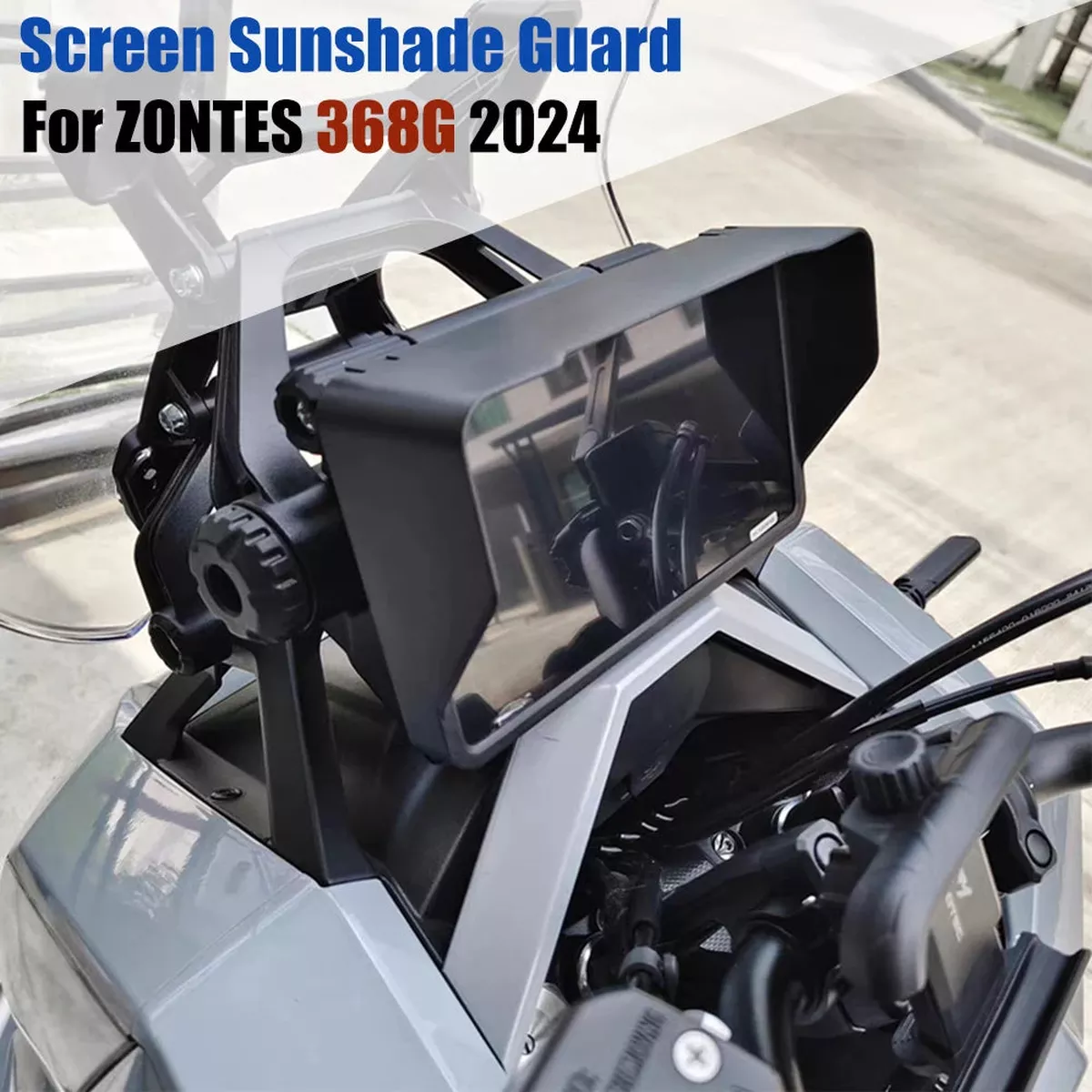 Zontes 368G Dashboard Sunshade Guard, Anti-Glare Instrument Screen Cover