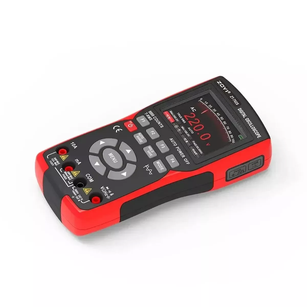 ZOYI ZT-702S 2in1 Oscilloscope Multimeter 10MHz Bandwidth